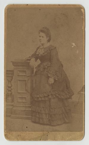 Primary view of object titled '[Portrait of Elizabeth Collins in a Dress]'.