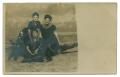 Thumbnail image of item number 1 in: '[Postcard Showing Mayme Collins Bahl and Two Others in Bathing Suits]'.