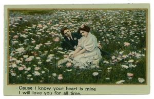 Primary view of object titled '[Illustrated Song Postcard, "You're the Brightest Star of all My Dreams": Part 3]'.