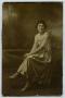 Photograph: [Portrait of Mary Florence Collins Bahl in a Dress]