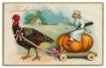 Thumbnail image of item number 1 in: '[Thanksgiving Postcard Addressed to Mamie Collins from Leda Bahl, November 25, 1908]'.