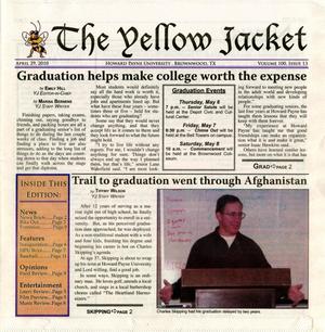 Primary view of The Yellow Jacket (Brownwood, Tex.), Vol. 100, No. 13, Ed. 1 Thursday, April 29, 2010