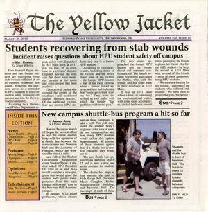 Primary view of object titled 'The Yellow Jacket (Brownwood, Tex.), Vol. 100, No. 11, Ed. 1 Thursday, March 25, 2010'.