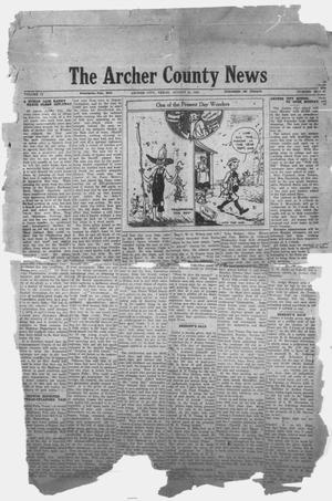 Primary view of object titled 'The Archer County News (Archer City, Tex.), Vol. 13, No. 16, Ed. 1 Friday, August 31, 1923'.