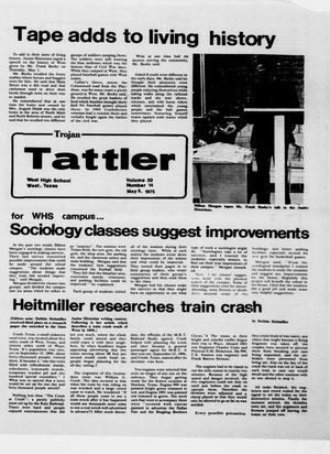 Primary view of object titled 'Trojan Tattler (West, Tex.), Vol. 30, No. 14, Ed. 1 Thursday, May 8, 1975'.
