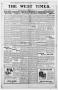 Newspaper: The West Times. (West, Tex.), Vol. 22, No. 33, Ed. 1 Friday, Septembe…