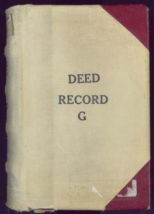 Primary view of Travis County Deed Records: Deed Record G