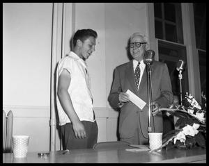 Primary view of object titled '[Presentation of awards Austin High School 4-H Clubs]'.