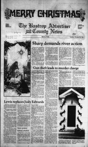 Primary view of object titled 'The Bastrop Advertiser and County News (Bastrop, Tex.), Vol. 138, No. 84, Ed. 1 Thursday, December 20, 1984'.