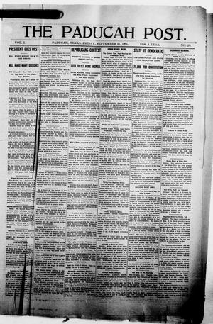 Primary view of object titled 'The Paducah Post. (Paducah, Tex.), Vol. 2, No. 20, Ed. 1 Friday, September 27, 1907'.