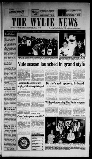 Primary view of object titled 'The Wylie News (Wylie, Tex.), Vol. 49, No. 27, Ed. 1 Wednesday, December 6, 1995'.