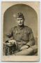 Thumbnail image of item number 1 in: '[Portrait of an Unidentified World War One Soldier in Uniform]'.