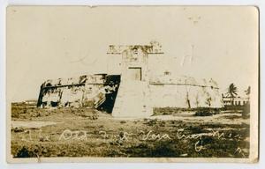 Primary view of object titled '[Photograph of a Stone Fort in Veracruz, Mexico]'.