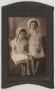 Photograph: [Portrait of Two Unknown Girls in Dresses]