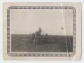 Photograph: [Photograph of Jack Nelson Plowing a Field]