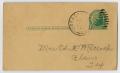 Primary view of [Postcard from Robert Matlock to Edna Matlock, March 21, 1933]