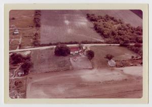 Primary view of object titled '[Aerial Photograph of the Back Farm near Murphy, Texas]'.