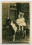 Photograph: [Photograph of Two Unknown Girls on a Pony]