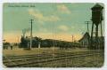 Primary view of [Tinted Photograph of Union Depot in Durant, Oklahoma]