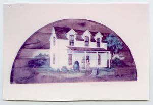 Primary view of object titled '[Art Print of the Matlock Home]'.