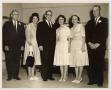 Photograph: [Photograph of a Group at Mr. and Mrs. Alvin Chandler's Wedding]