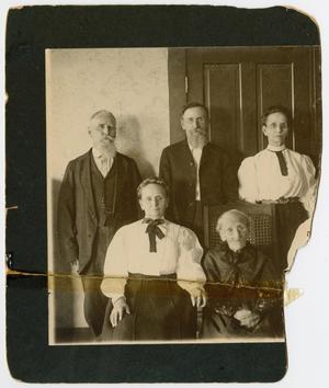 Primary view of [Portrait of Members of the Nelson Family]