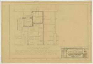 Primary view of object titled 'Settles' Hotel, Big Spring, Texas: Basement Cold Storage Plan'.