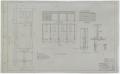 Technical Drawing: Mr. A. W. Wible's Apartment, Dallas, Texas: Plot Plan and Garage
