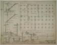 Technical Drawing: Scharbauer Hotel, Midland, Texas: Footing and Basement Framing Plan