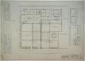 Technical Drawing: Llano Hotel Alterations, Midland, Texas: New First Floor Plan