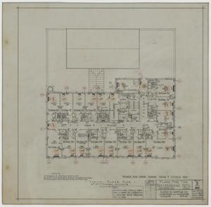 Primary view of object titled 'Breckenridge Hotel Mechanical Plans, Breckenridge, Texas: Typical Floor Plan'.