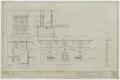 Technical Drawing: Anne D'Spain's Apartment House, Abilene, Texas: Front Elevation
