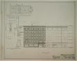 Technical Drawing: Scharbauer Hotel, Midland, Texas: North Elevation