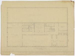 Primary view of object titled 'Hartman Hotel, Cisco, Texas: First Floor Plan'.