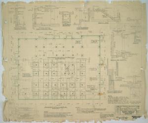 Primary view of object titled 'Settles' Hotel, Big Spring, Texas: Basement Footing Plan'.