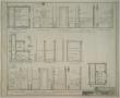 Technical Drawing: Settles' Hotel, Big Spring, Texas: Shower and Toilet Unit Plans