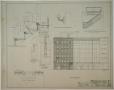 Technical Drawing: Scharbauer Hotel, Midland, Texas: West Elevation