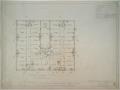 Technical Drawing: Hotel Building, Gorman, Texas: Second Floor Mechanical Plan