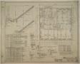 Technical Drawing: Breckenridge Hotel, Breckenridge, Texas: First Floor Framing Plan