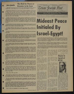 Primary view of object titled 'Texas Jewish Post (Fort Worth, Tex.), Vol. 29, No. 36, Ed. 1 Thursday, September 4, 1975'.
