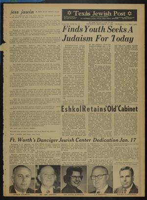 Primary view of object titled 'Texas Jewish Post (Fort Worth, Tex.), Vol. 18, No. 53, Ed. 1 Thursday, December 31, 1964'.