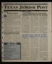 Thumbnail image of item number 1 in: 'Texas Jewish Post (Fort Worth, Tex.), Vol. 52, No. 42, Ed. 1 Thursday, October 15, 1998'.