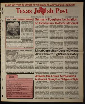Primary view of object titled 'Texas Jewish Post (Fort Worth, Tex.), Vol. 48, No. 21, Ed. 1 Thursday, May 26, 1994'.
