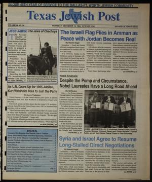 Primary view of object titled 'Texas Jewish Post (Fort Worth, Tex.), Vol. 48, No. 50, Ed. 1 Thursday, December 15, 1994'.