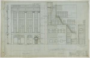 Primary view of object titled 'Club Building for B.P.O.E. Number 71, Dallas, Texas: Elevations'.