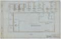 Technical Drawing: Club Building for B.P.O.E. Number 71, Dallas, Texas: Footing Plan