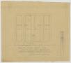 Technical Drawing: Club Building for B.P.O.E. Number 71, Restaurant, Dallas, Texas: Door…