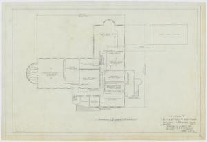 Primary view of object titled 'Abilene Country Club Alterations and Additions, Abilene, Texas: Ground Floor Plan'.