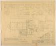 Technical Drawing: Abilene Country Club, Abilene, Texas: First Floor Framing Plan