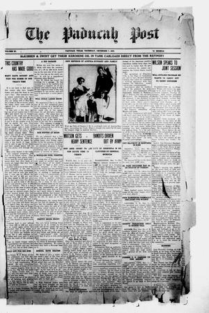 Primary view of object titled 'The Paducah Post (Paducah, Tex.), Vol. 11, No. 30, Ed. 1 Thursday, December 7, 1916'.